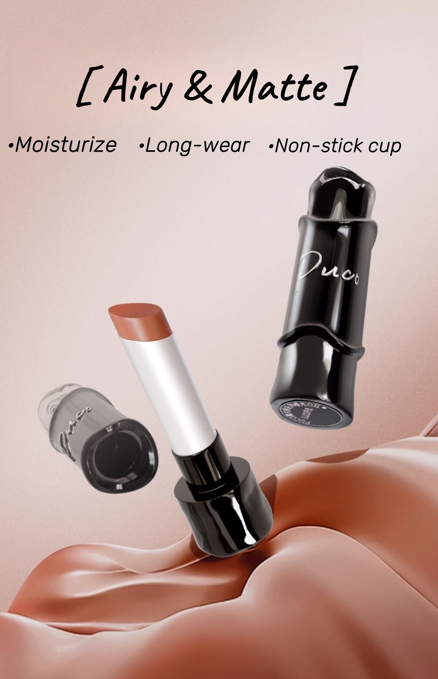 PUCO Magician Long-wear Silky Velevt Matte Lipstick T4493