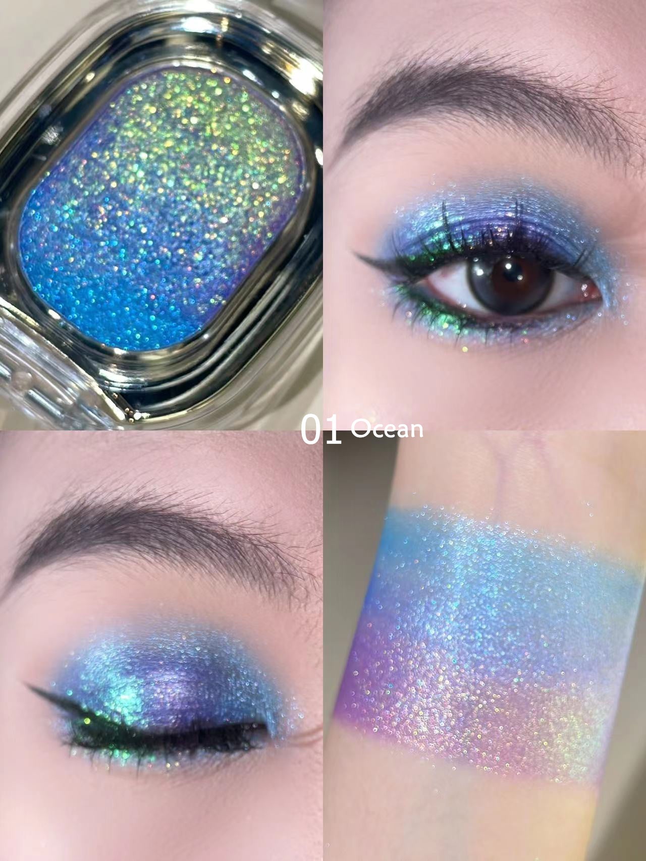 CHARMACY Pearlescent Chameleon Gradient Eyeshadow T3954