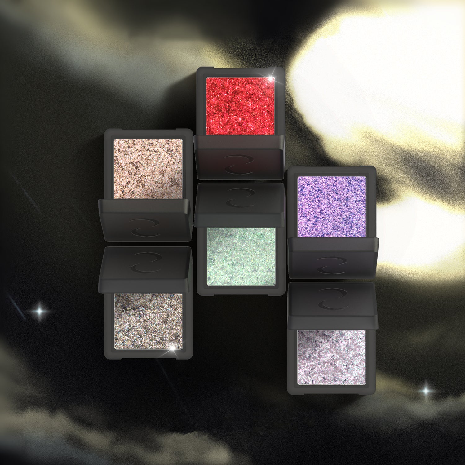 DRAMO Moon Season Pearlescent & Chameleon Monochrome Eyeshadow T4021