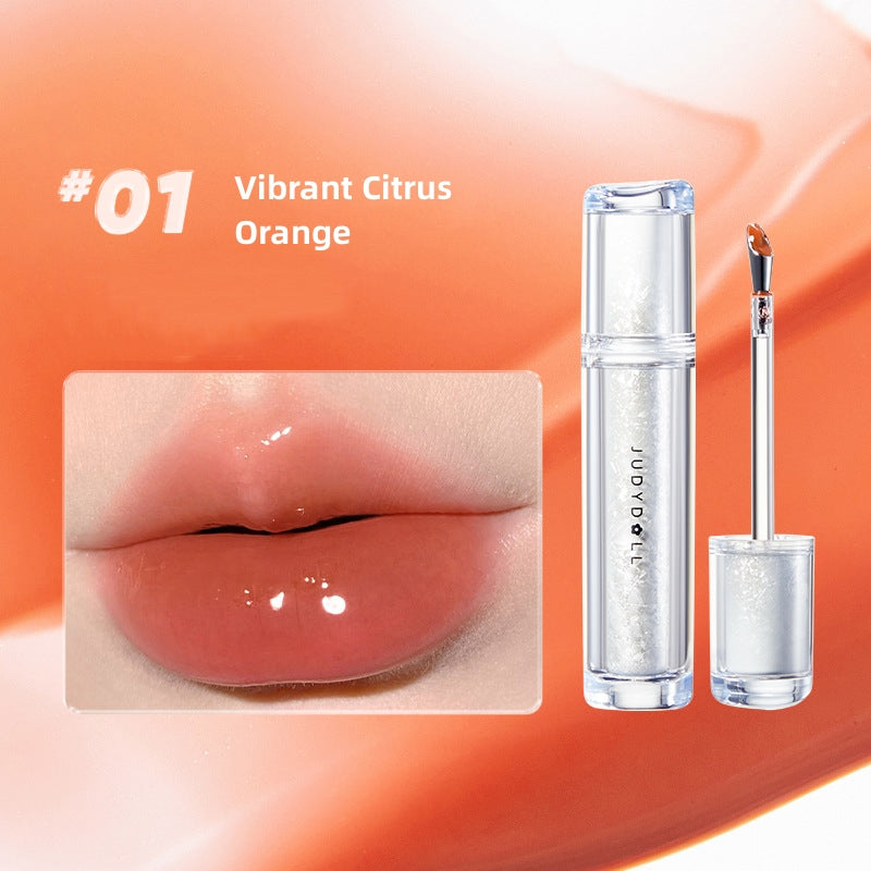 JUDYDOLL Glossy Watery Ice Iron Mirror Lip Gloss T3472
