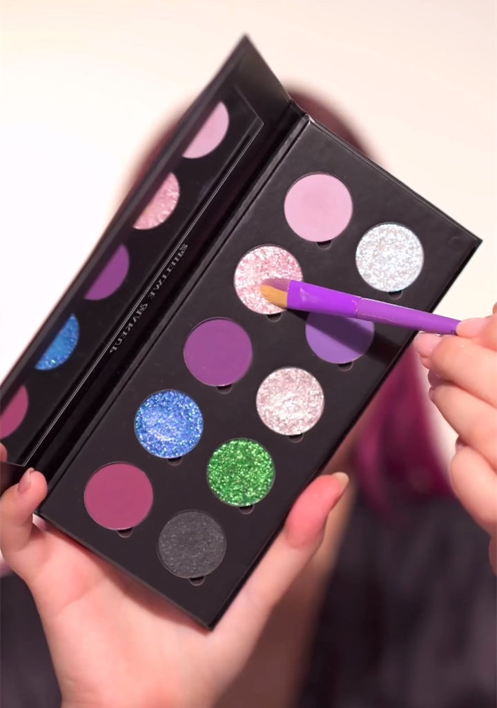 SHELLWE MAKEUP Mist Witch 10 Colors Chameleon Eyeshadow Palette T3935
