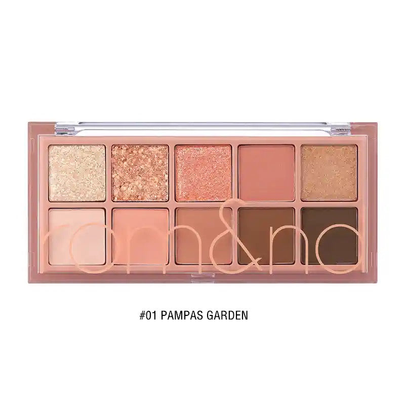 ROMAND 10 Colors Matte & Pearlescent Eyeshadow Palette T4137