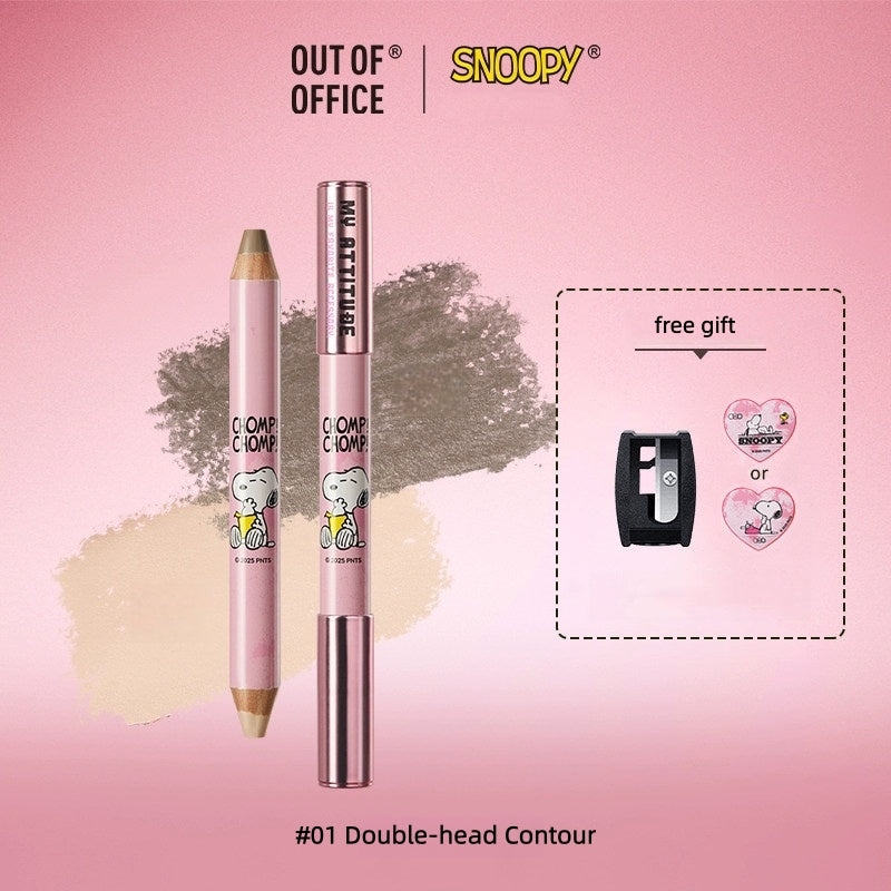 OUT-OF-OFFICE X Snoopy Collection Double-head Contour & Blusher Pen T5454