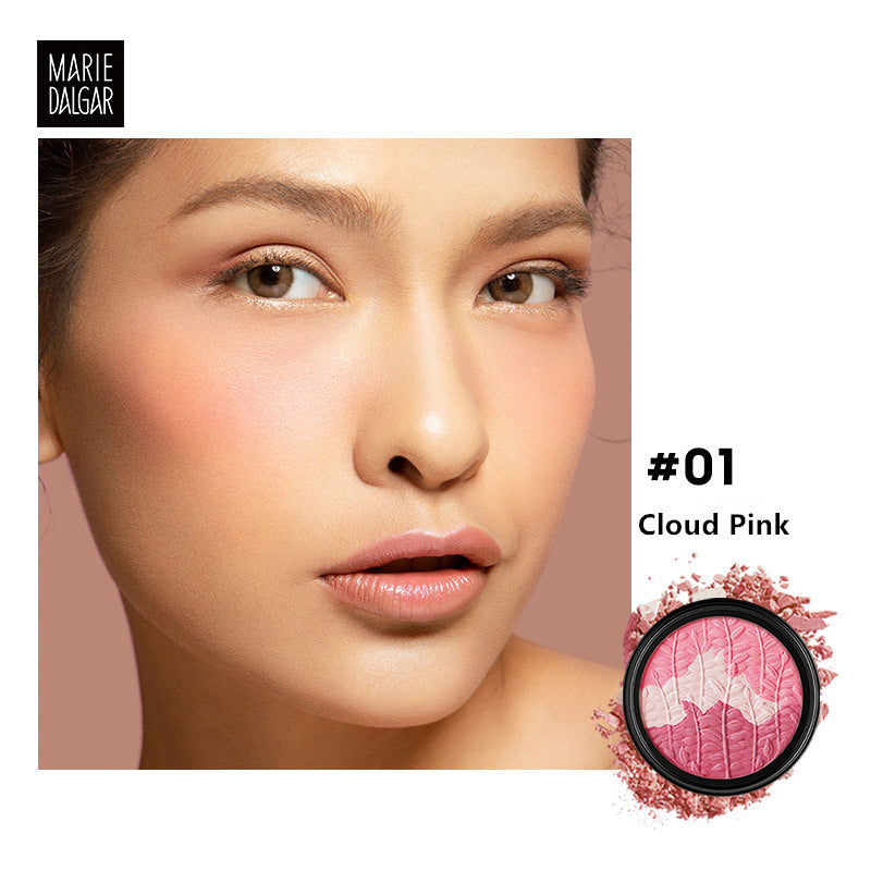 أحمر خدود مطفي ثلاثي الألوان من ماري دالغار T3717