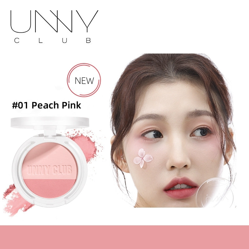 UNNY CLUB Satin Matte & Shimmer Makeup Blusher T2459