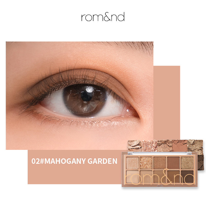 ROMAND 10 Colors Matte & Pearlescent Eyeshadow Palette T4137