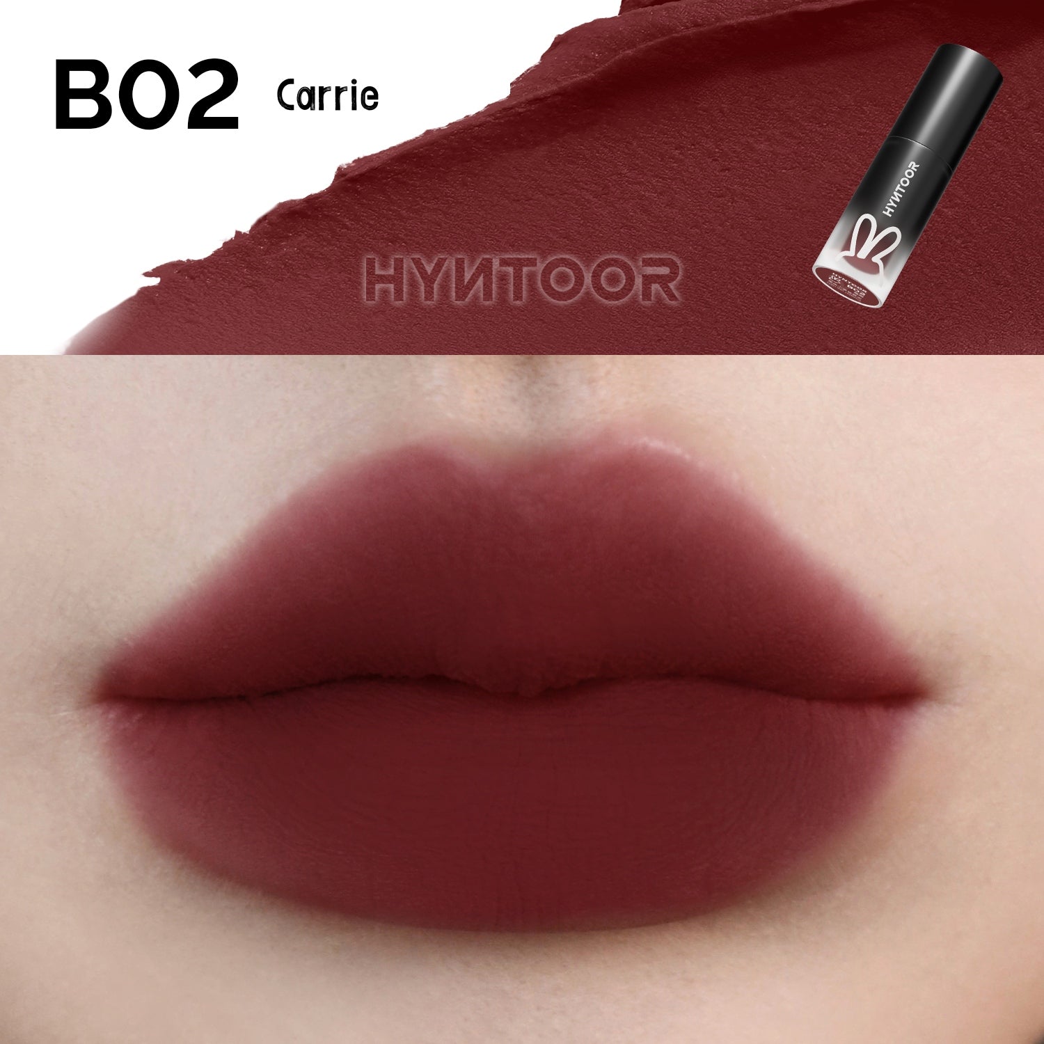 HYNTOOR Nude Milk Velvet Matte Lip Mud T5184