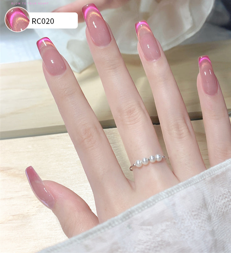 KaSi 15ml Healthy Dopamine Candy Double-Light Cat Eye Gel Polish T3640
