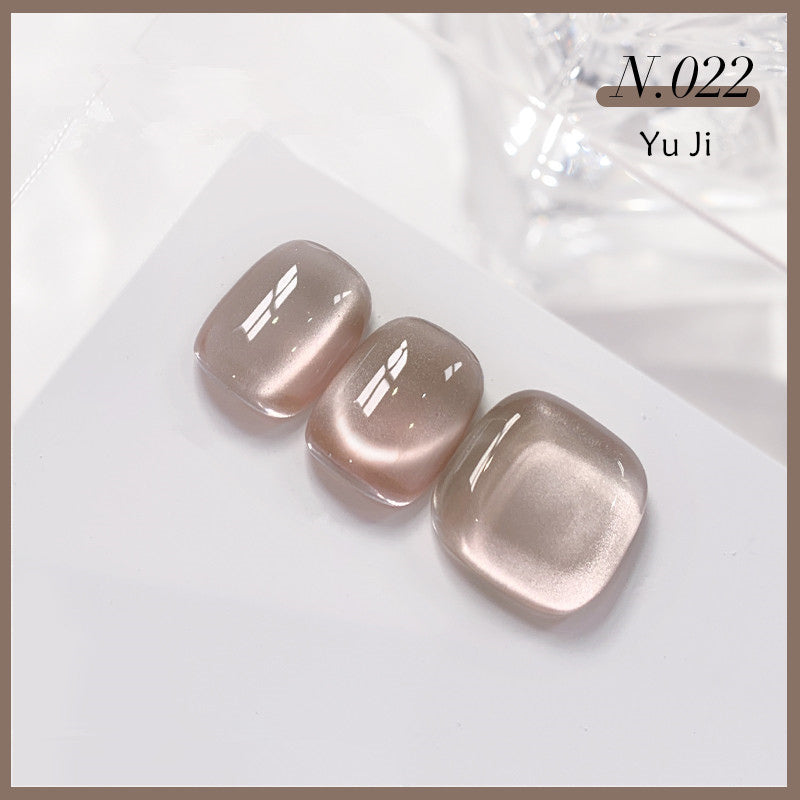 KaSi 15ml Mirror Glass Satin Moonlight Cat Eye Gel Polish T4048