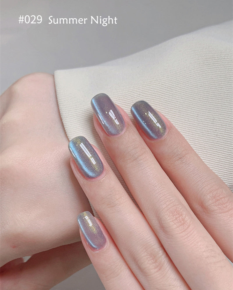 KaSi 15ml Mirror Glass Satin Moonlight Cat Eye Gel Polish T4048