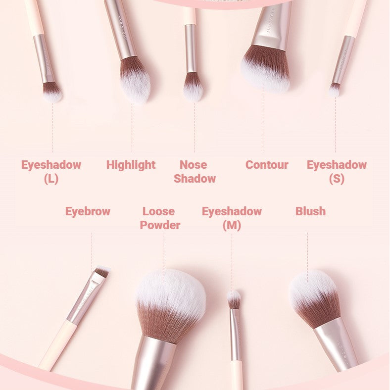 JUDYDOLL Professional Makeup Brush 9 Pcs Set T3340