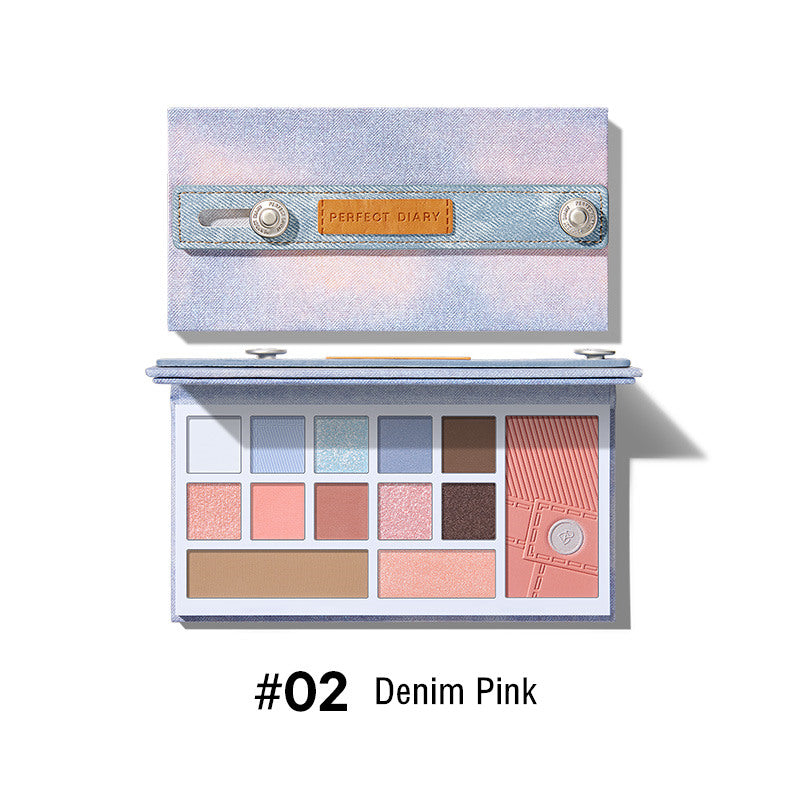 Perfect Diary Denim Series Eyes And Cheeks All-in-one Makeup