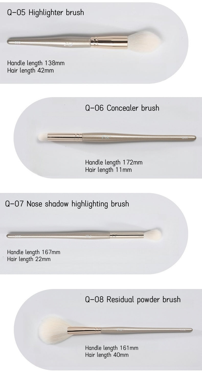 FIX+ Garfin Sands Collection Professional Makeup Brush 12 Pcs Set T4901