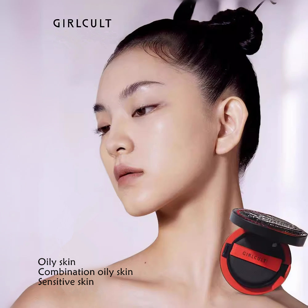 Girlcult Oil Control Matte Air Cushion Foundation For Oil Skin T3896