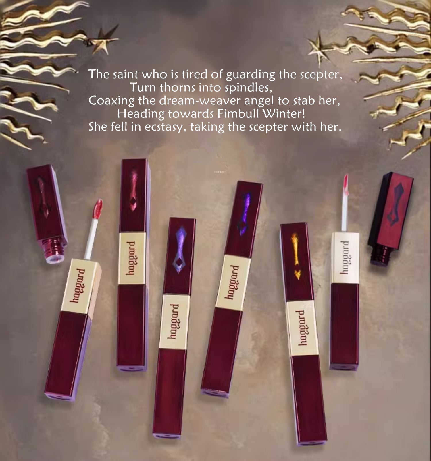 HAGGARD Scepter Series Double-Tube Lip Glaze T3868
