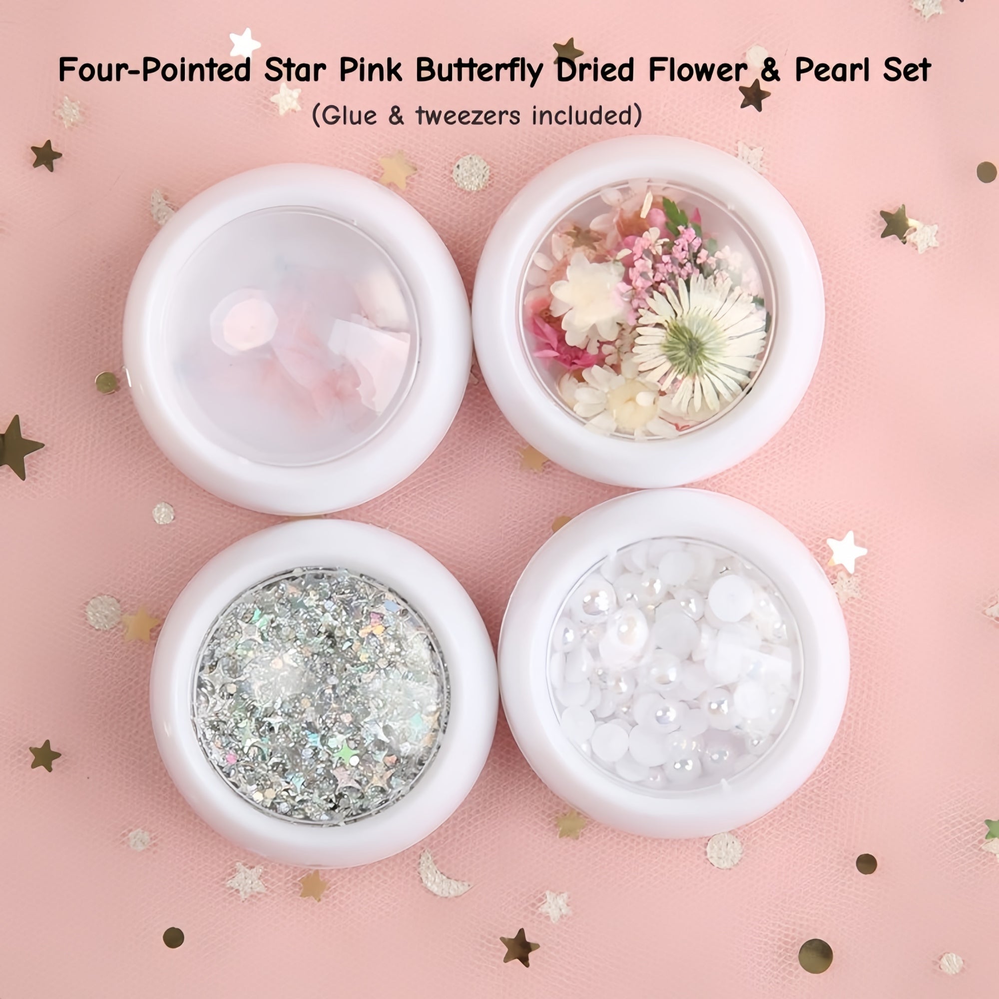 AmazingGirl Glittery Sequin Face Makeup Stickers T5899