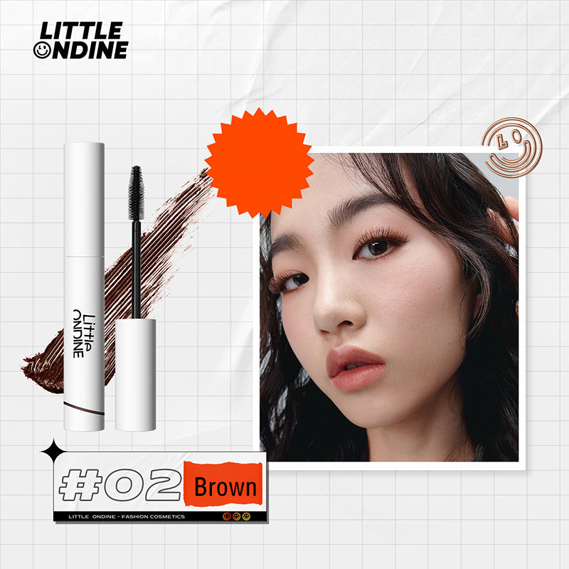 LITTLE ONDINE Vandfast Tæt Krøllet Mascara T3809
