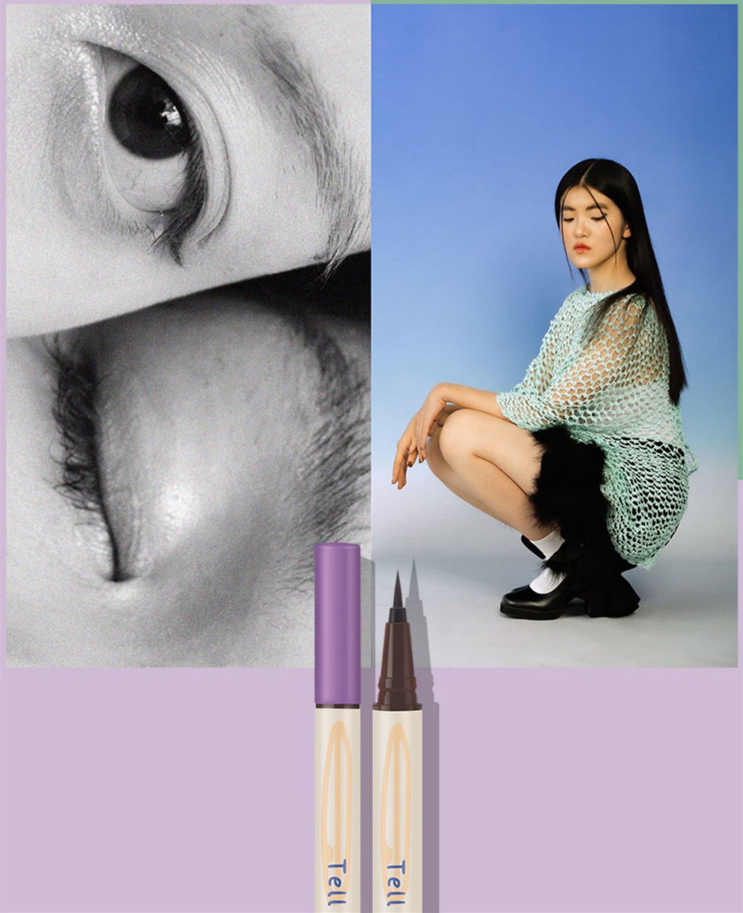 TellDaisy Waterproof Smooth Ultra-fine Quick-drying Eyeliner Pen T3724