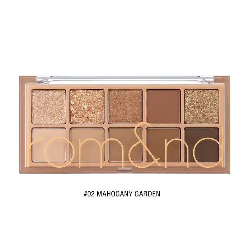 ROMAND 10 Colors Matte & Pearlescent Eyeshadow Palette T4137