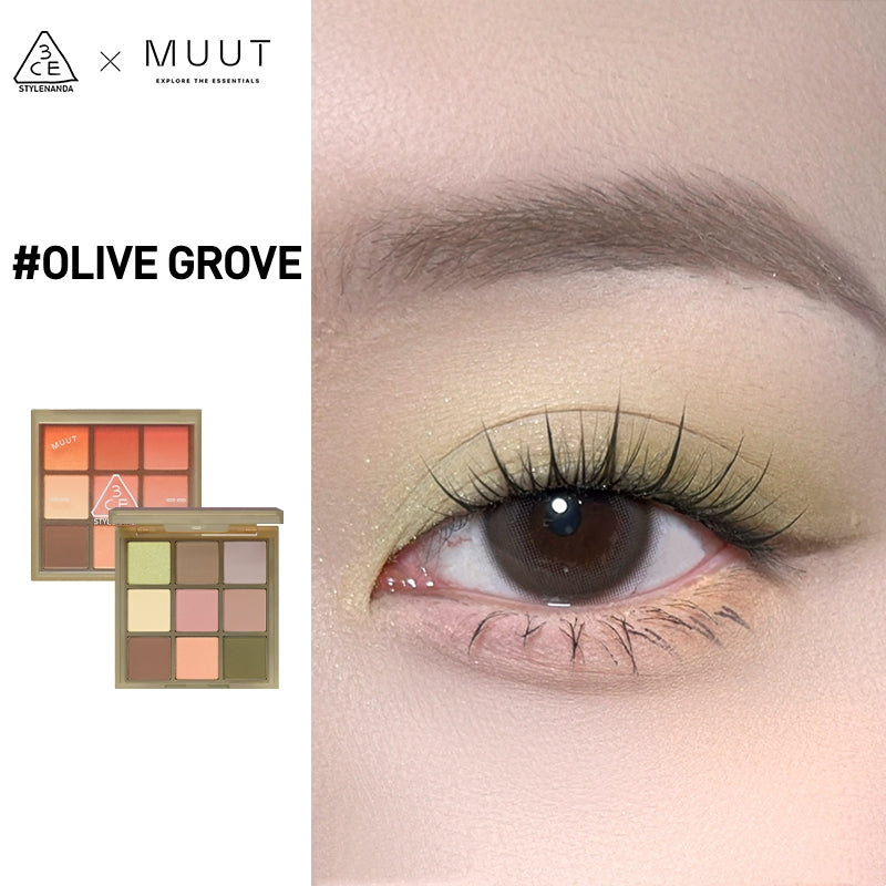 3CE X MUUT Beauty Meets Fashion 9-Colors Eyeshadow Palette T4758