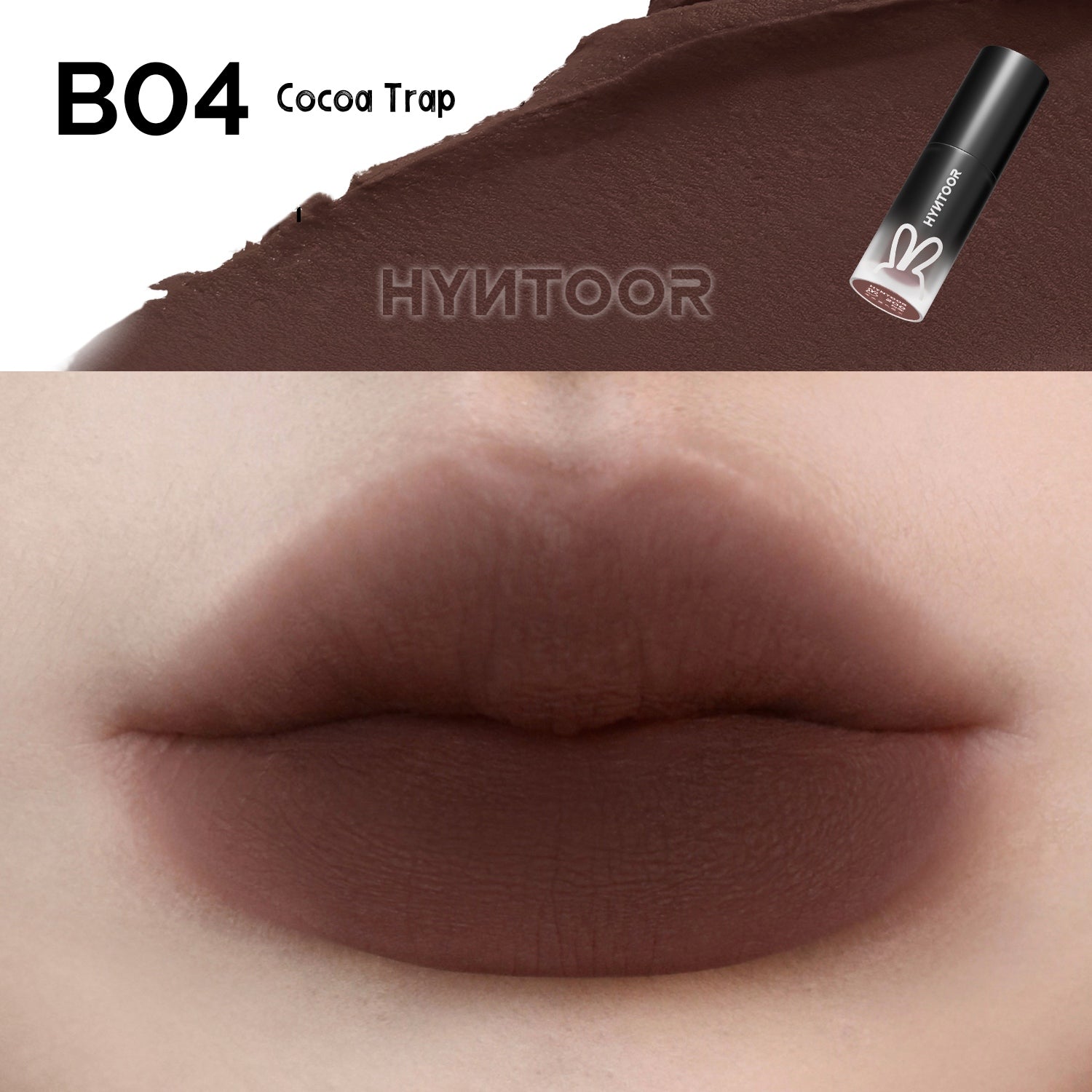 HYNTOOR Nude Milk Velvet Matte Lip Mud T5184