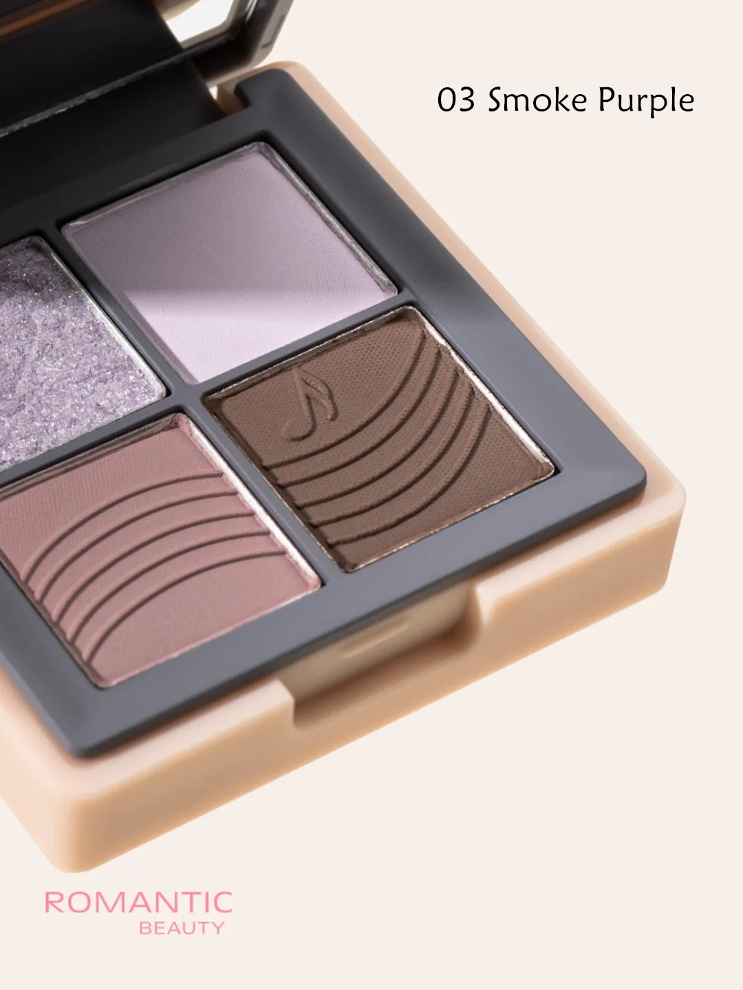 ROMANTIC BEAUTY Vinyl Record 4 Color Eyeshadow Palette T3882