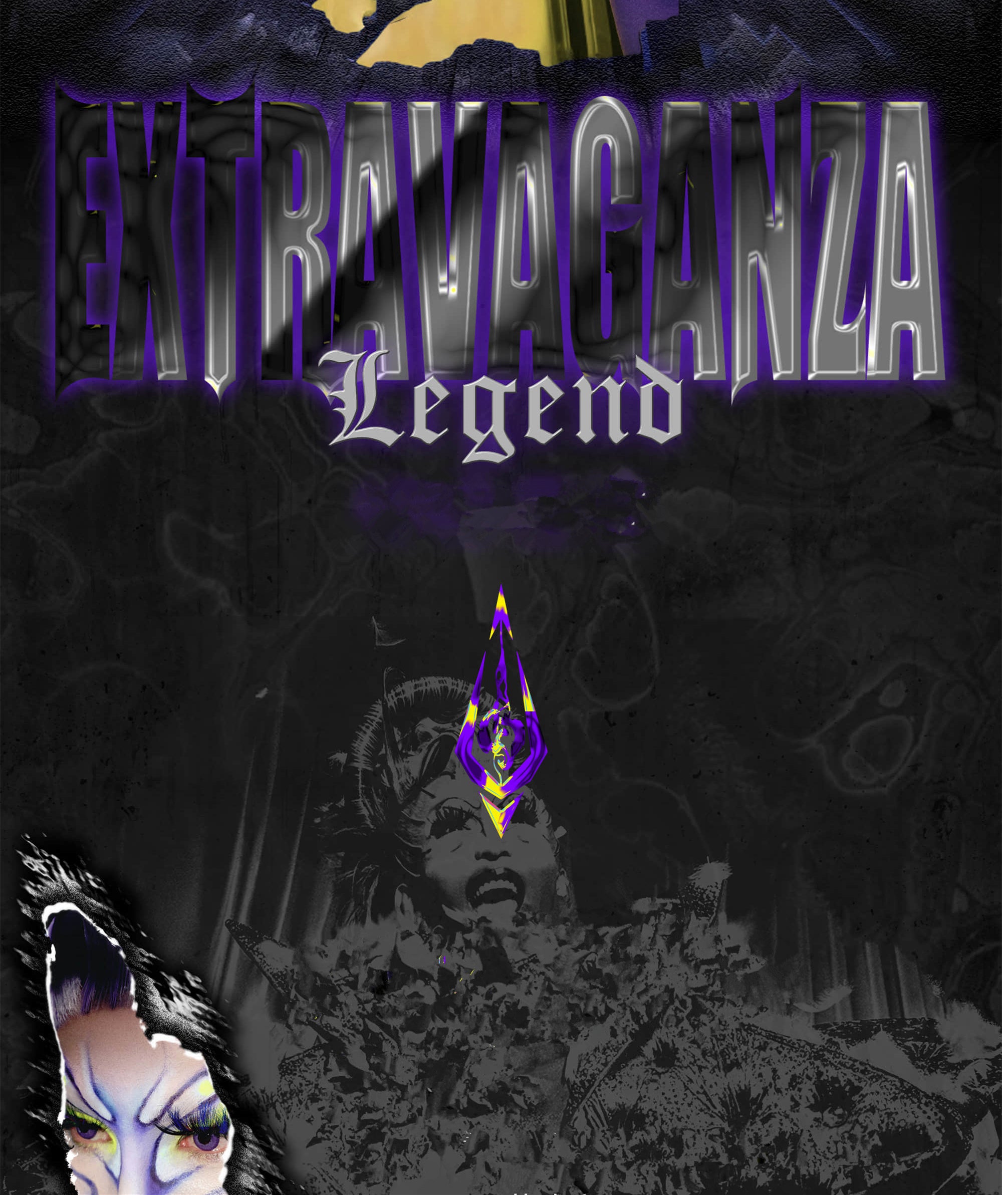 SUGAROCK Extravaganza / ExLegend Supreme 12-Color Eyeshadow Palette T3834