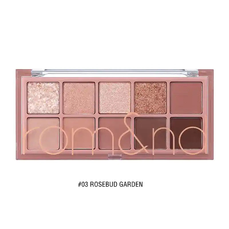 ROMAND 10 Colors Matte & Pearlescent Eyeshadow Palette T4137