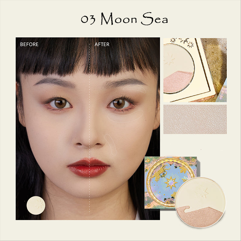 Girlcult Mountain Sea Series Matte & Pearlescent Highlighter Powder T3032