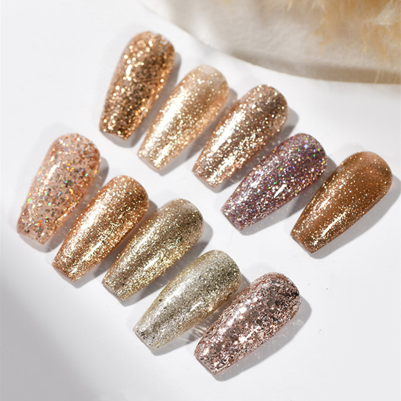 KellyKessa 15ml Professional Champagne Series Glitter Gel Polish T3500