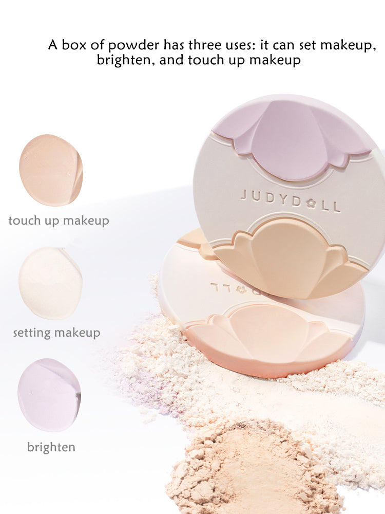 JUDYDOLL Glamorous Glaze Series 3-Color Matte Pressed Powder T3966