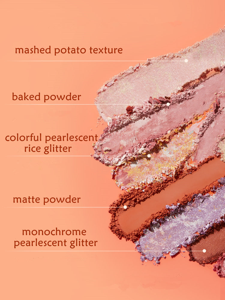 Heir Bloom In Dawn 18 Colors Eyeshadow Palette T4008