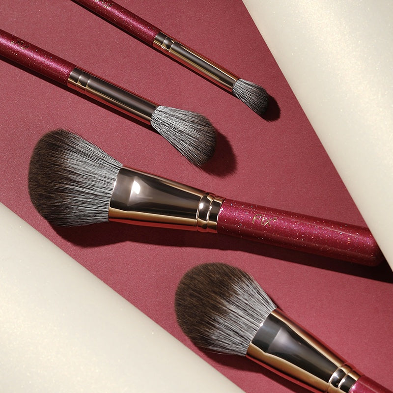 FIX+ Peach Blossom Collection Professional Makeup Brush 10 Pcs Set T4922