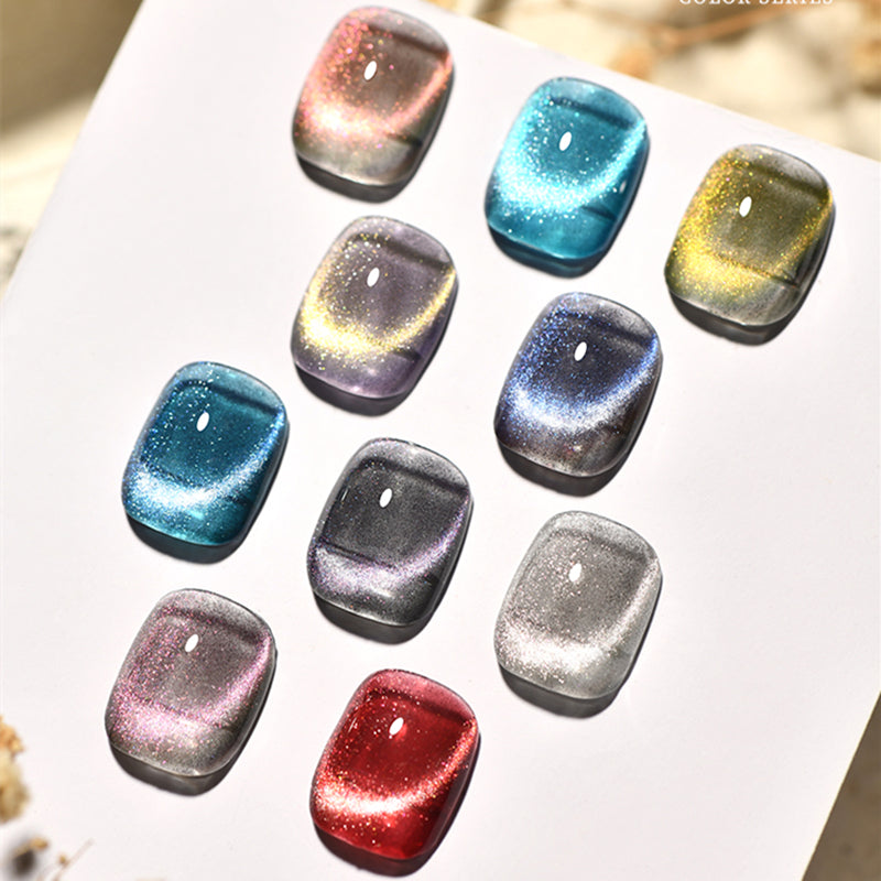 KellyKessa 15ml Professional Olive Green Series Cat Eye Gel Polish T3497