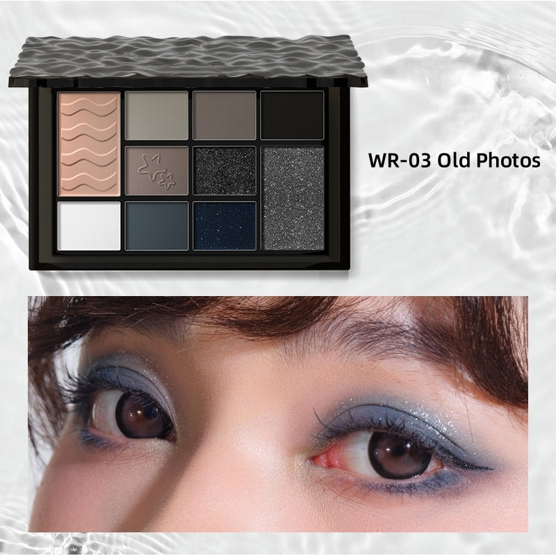 SheDella Water Ripple 10-Color Eyeshadow Palette T4433