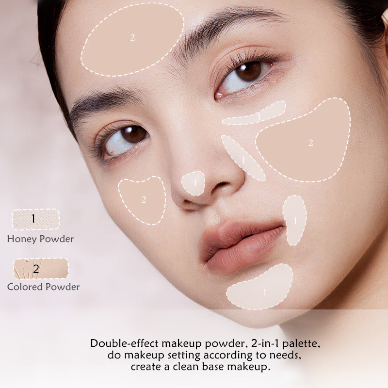 Girlcult Gold Digger Belle Series Oliekontrol Matte Presset Powder T4019