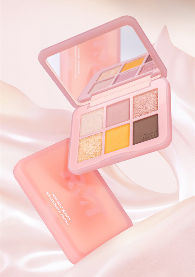 ROMANTIC BEAUTY Inflorescence 6 Color Eyeshadow Palette T3885