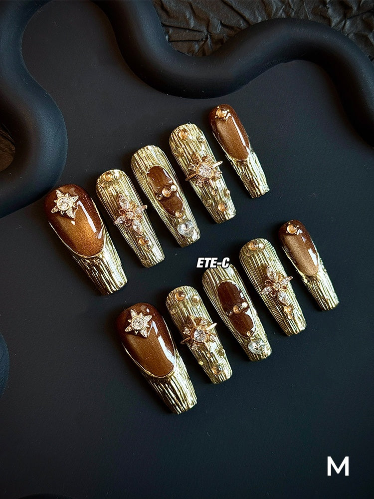 ETERNITY'C Handmade Custom Phantom of Opera Pressed On Wearable Nails T4987