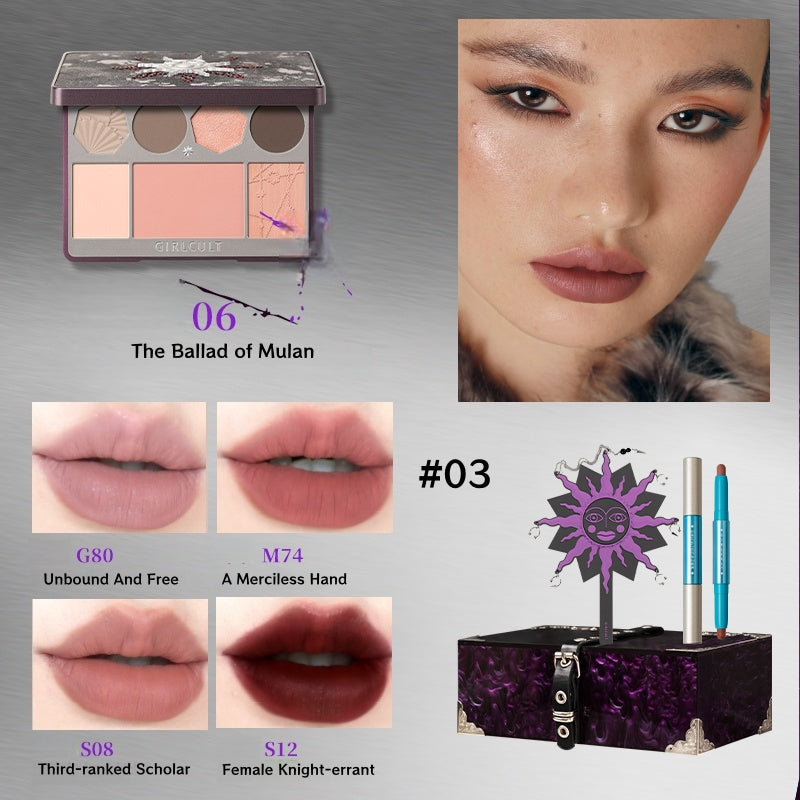 Girlcult Martial Arts World Collection All-In-One Makeup Gift Box T5398