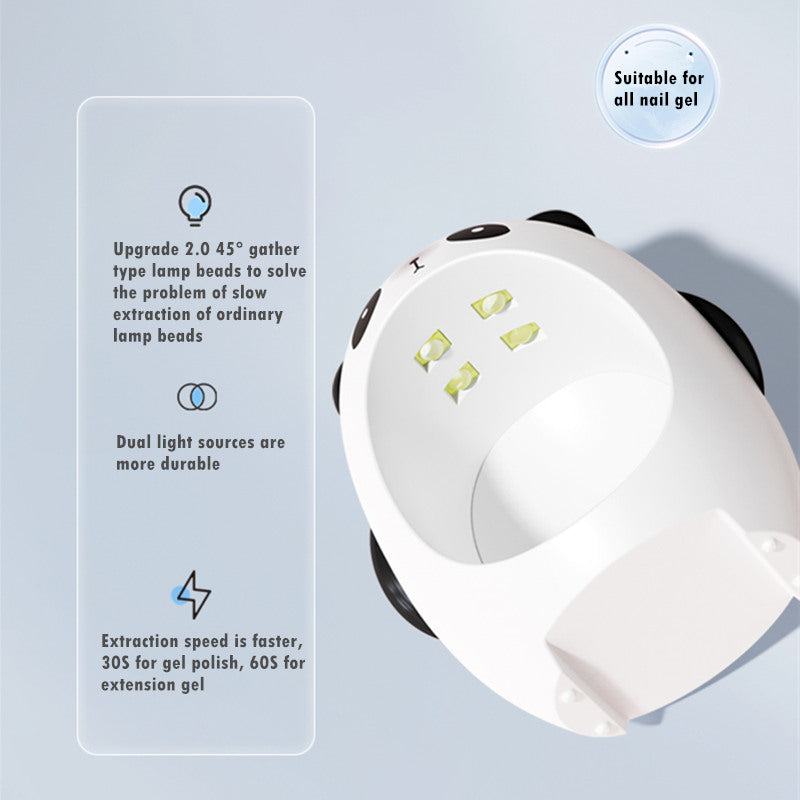 KaSi 8W LED UV Mini Nail Lamp For Gel Polish & Extension Gel T3297