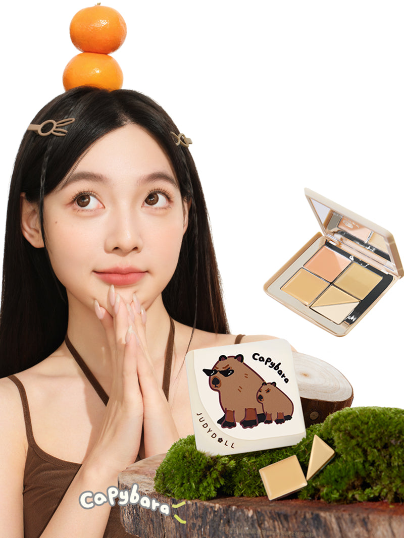 JUDYDOLL Leopard Cat Series 5-shade Full Coverage Concealer Palette T3145
