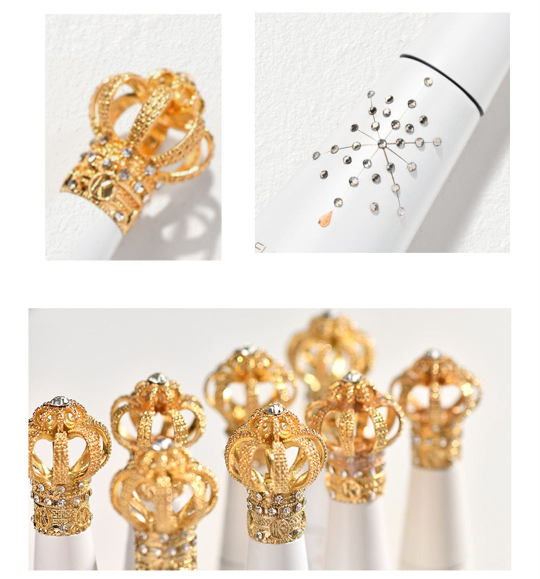 KellyKessa 15ml Luxury Crown Series Ice Crystal Nude Gel Polish T3504