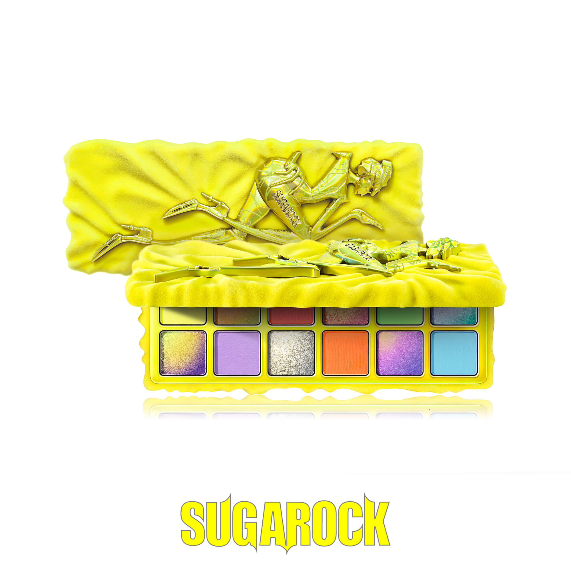 SUGAROCK莲龙青アイシャドウパレット 12色 ゴールドデザイン SUGAROCK Extravaganza / First Twilight 12-Color Eyeshadow Palette