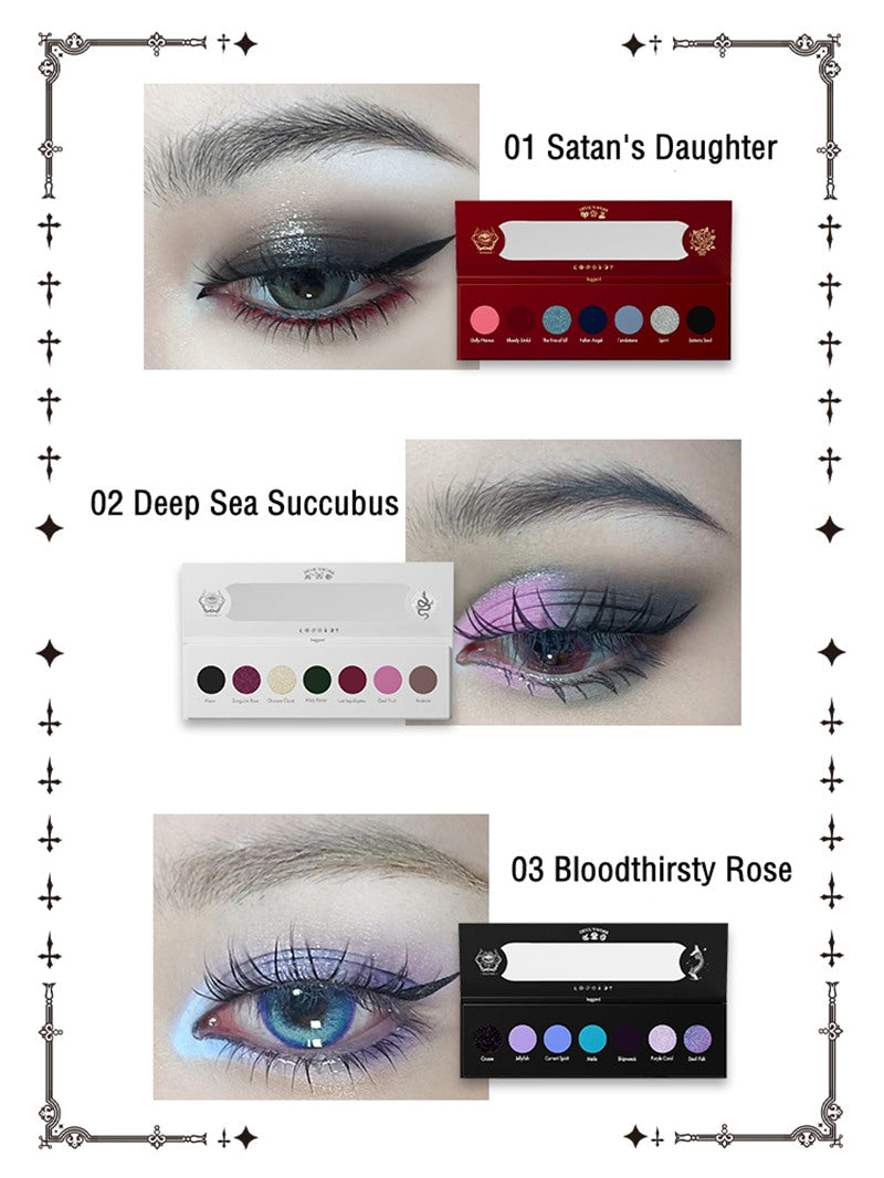 HAGGARD Abyss Series Gothic Style Eyeshadow Palette T3683