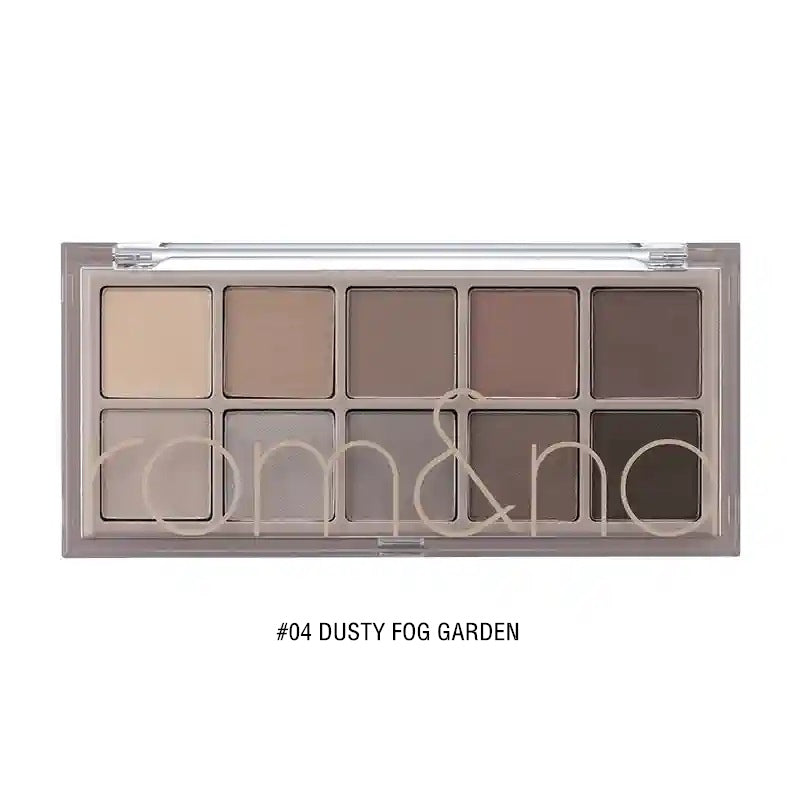 ROMAND 10 Colors Matte & Pearlescent Eyeshadow Palette T4137