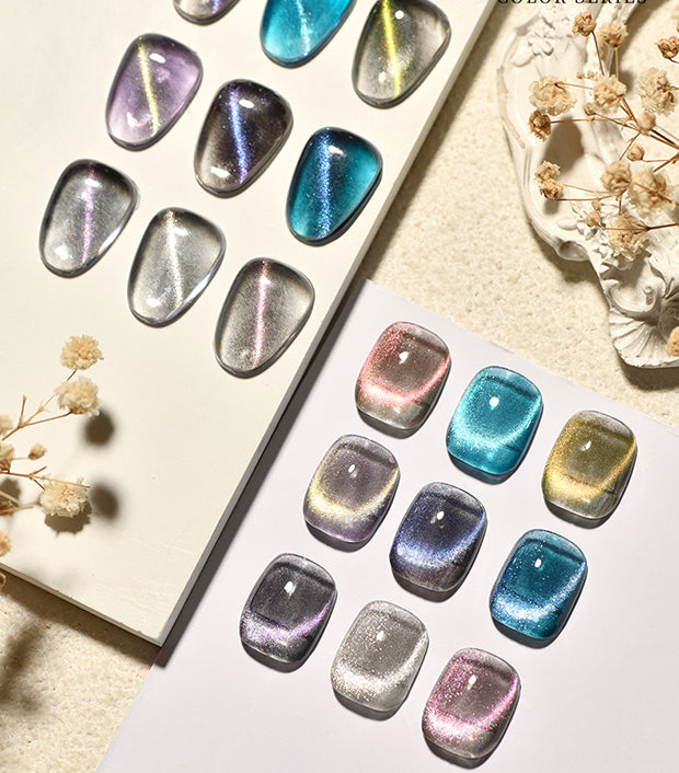 KellyKessa 15ml Professional Olive Green Series Cat Eye Gel Polish T3497