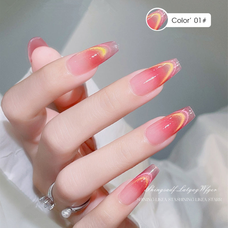 KellyKessa 15ml Professional Dopamine Candy Double-Light Cat Eye Gel Polish T3489