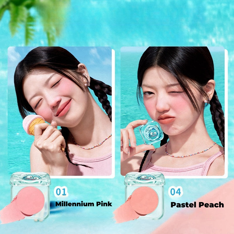 PINK BEAR Y2K Soft Waxy Mono Matte Blusher Cream T4317