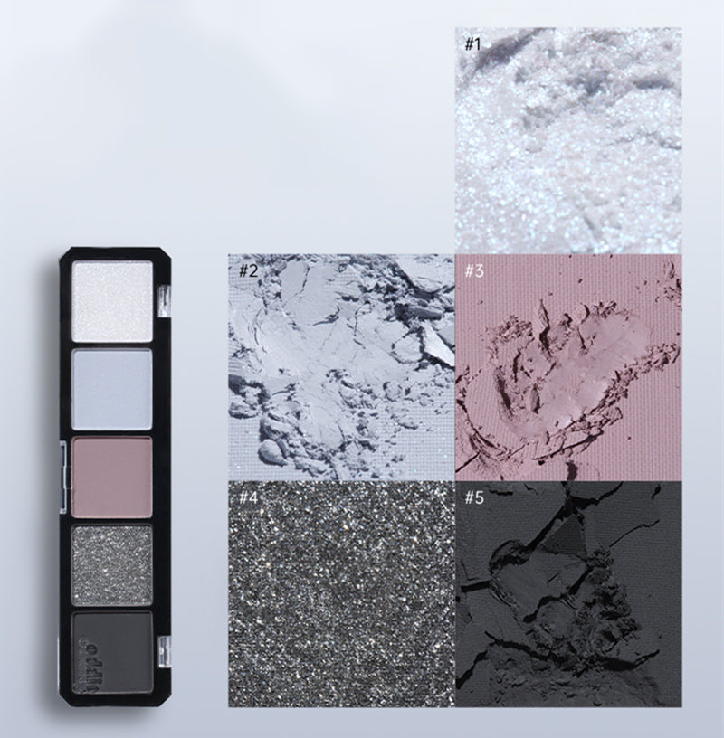 ODDITY 5-farvet smokey øjenskyggepalette T3848