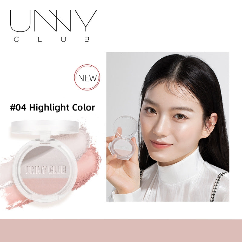 UNNY CLUB Satin Matte & Shimmer Makeup Blusher T2459